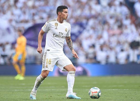 James Rodriguez in action for Real Madrid